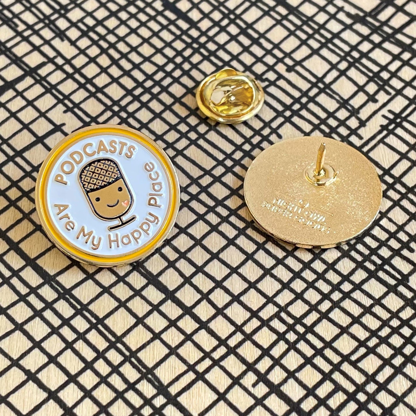 Podcasts Enamel Pin