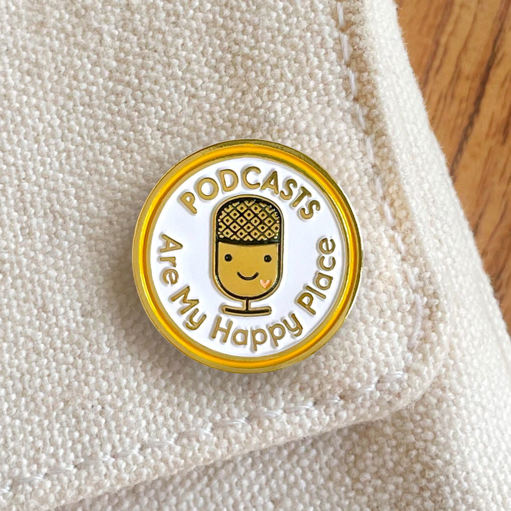 Podcasts Enamel Pin