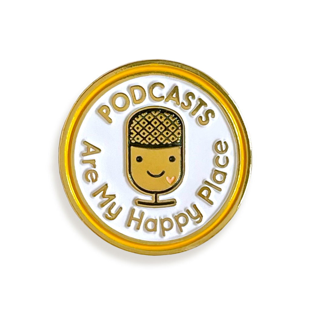 Podcasts Enamel Pin