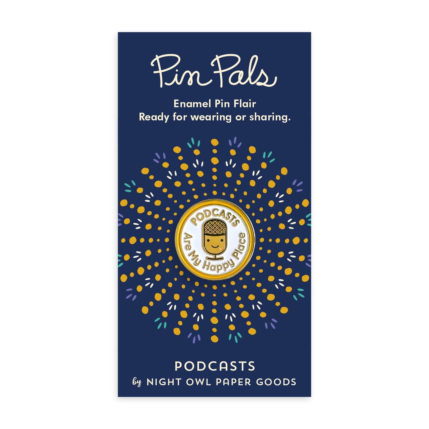 Podcasts Enamel Pin