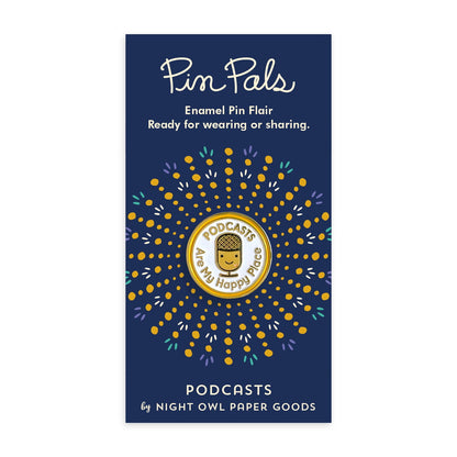Podcasts Enamel Pin