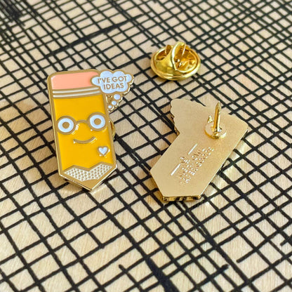 Idea Pencil Enamel Pin