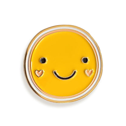 Smiley Enamel Pin