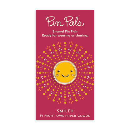Smiley Enamel Pin
