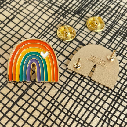 Rainbow Vibes Enamel Pin
