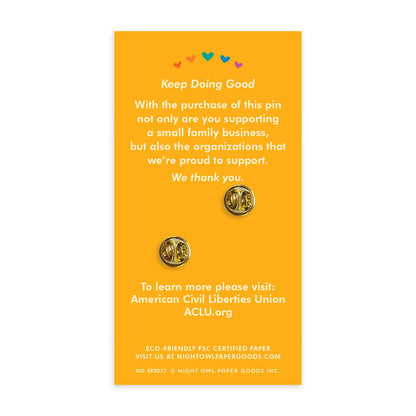 Rainbow Vibes Enamel Pin