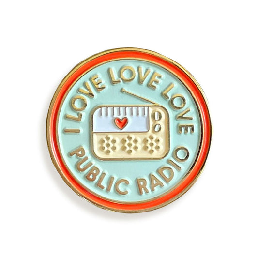 Public Radio Enamel Pin