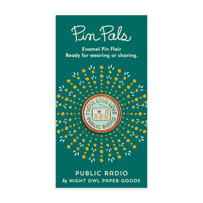 Public Radio Enamel Pin
