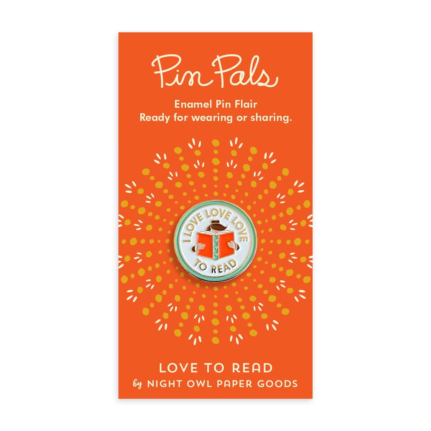 Love to Read Enamel Pin