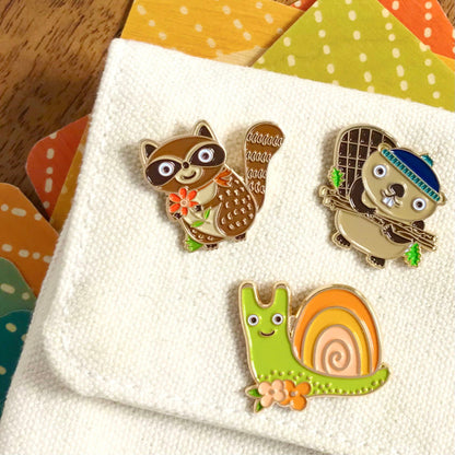 Beaver Enamel Pin