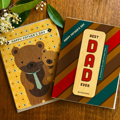 Dad Story Bookmark Father's Day Card