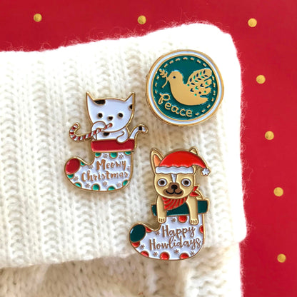 Peace Dove Enamel Pin