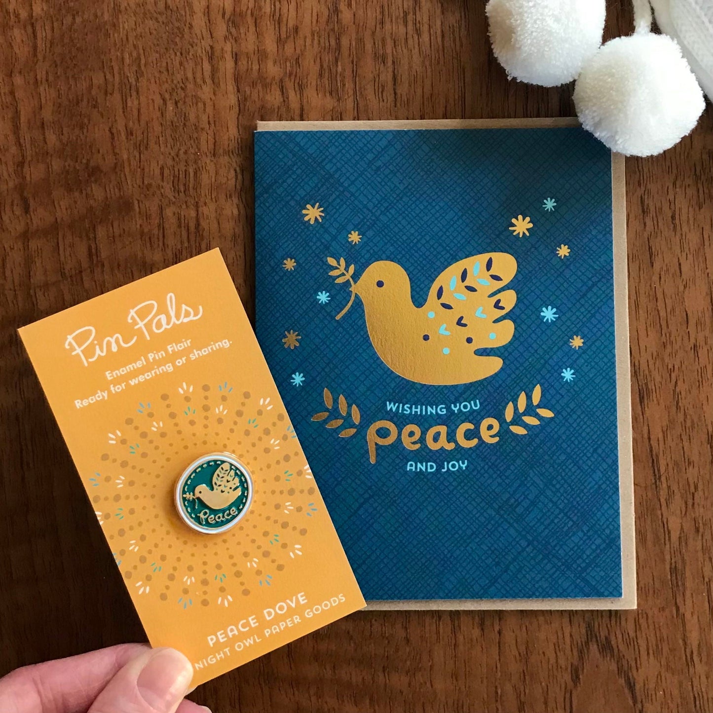 Peace Dove Enamel Pin