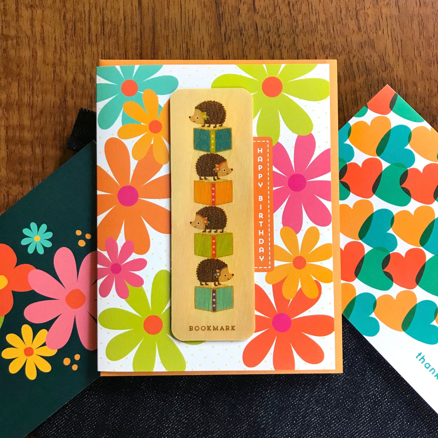 Critter Chronicles Bookmark Birthday Card