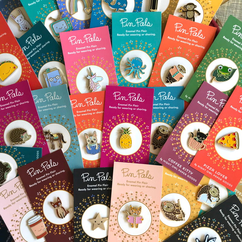 Reading Retriever Enamel Pin