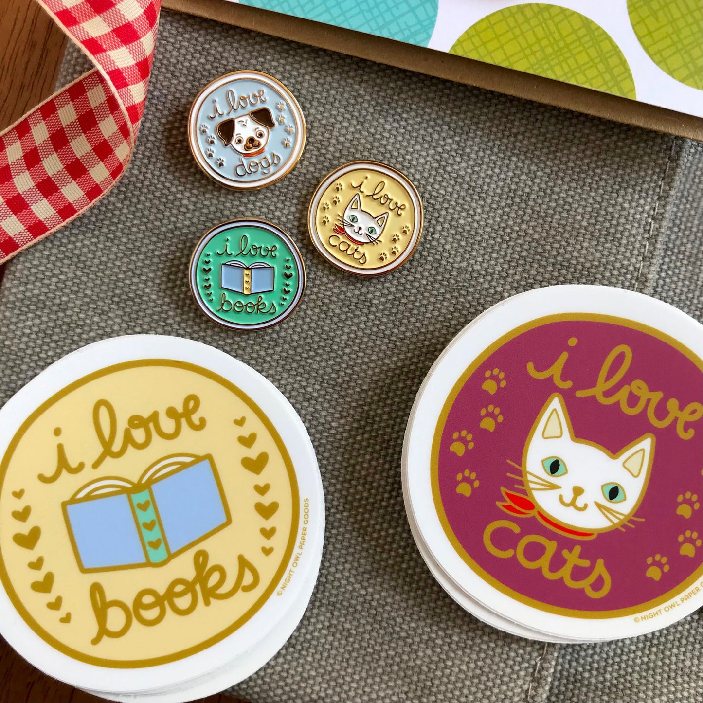 Love Cats Vinyl Sticker