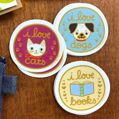 Love Dogs Vinyl Sticker