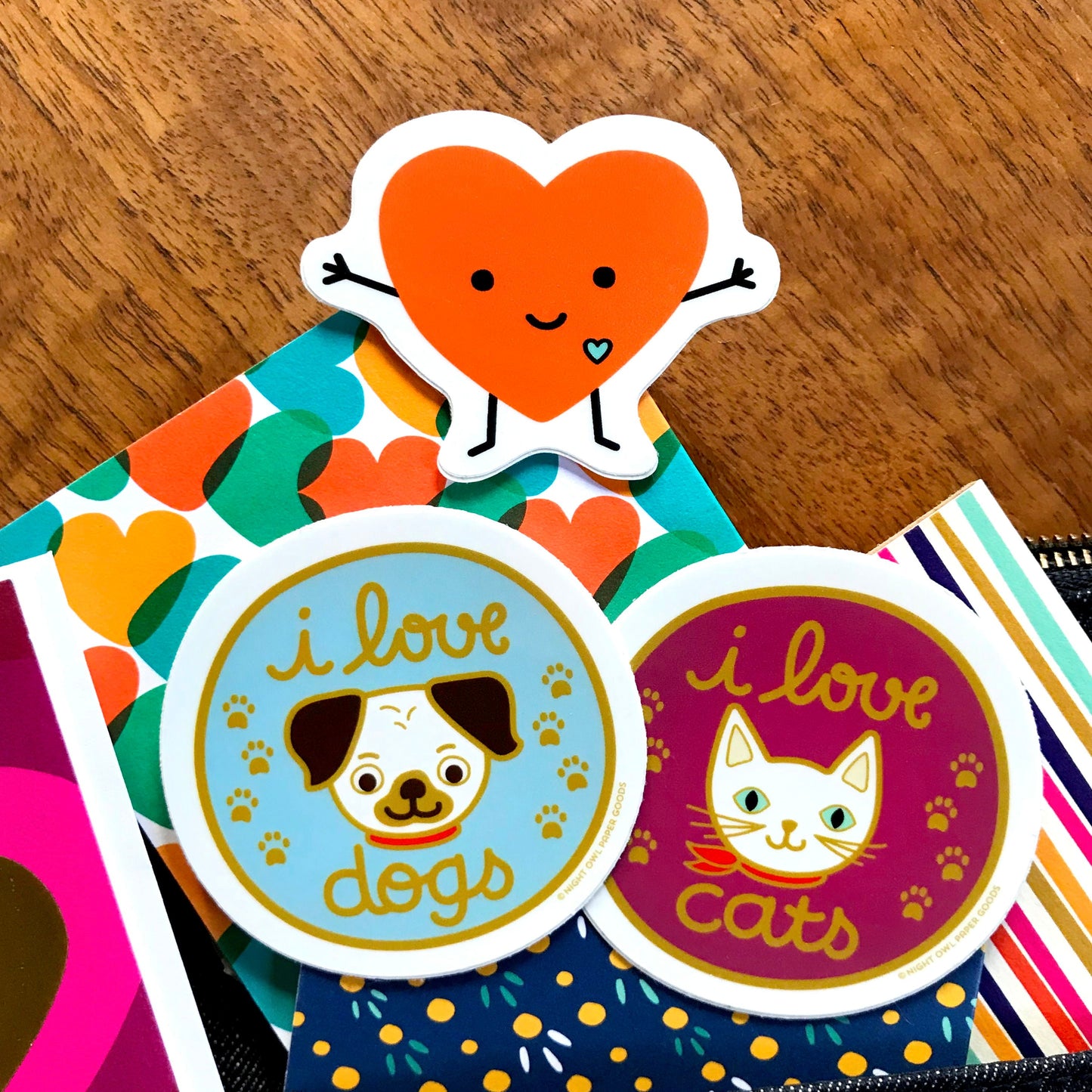 Love Cats Vinyl Sticker