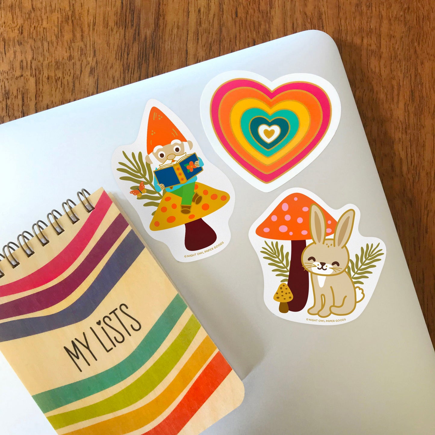 Reading Gnome Vinyl Sticker