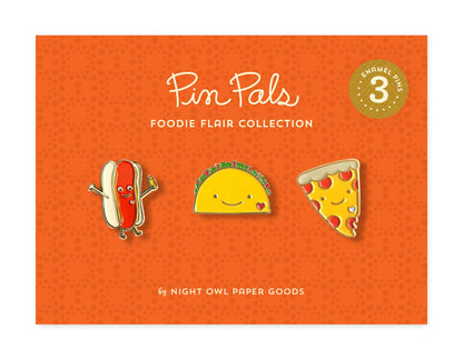 Foodie Flair Collection Enamel Pin Gift Set