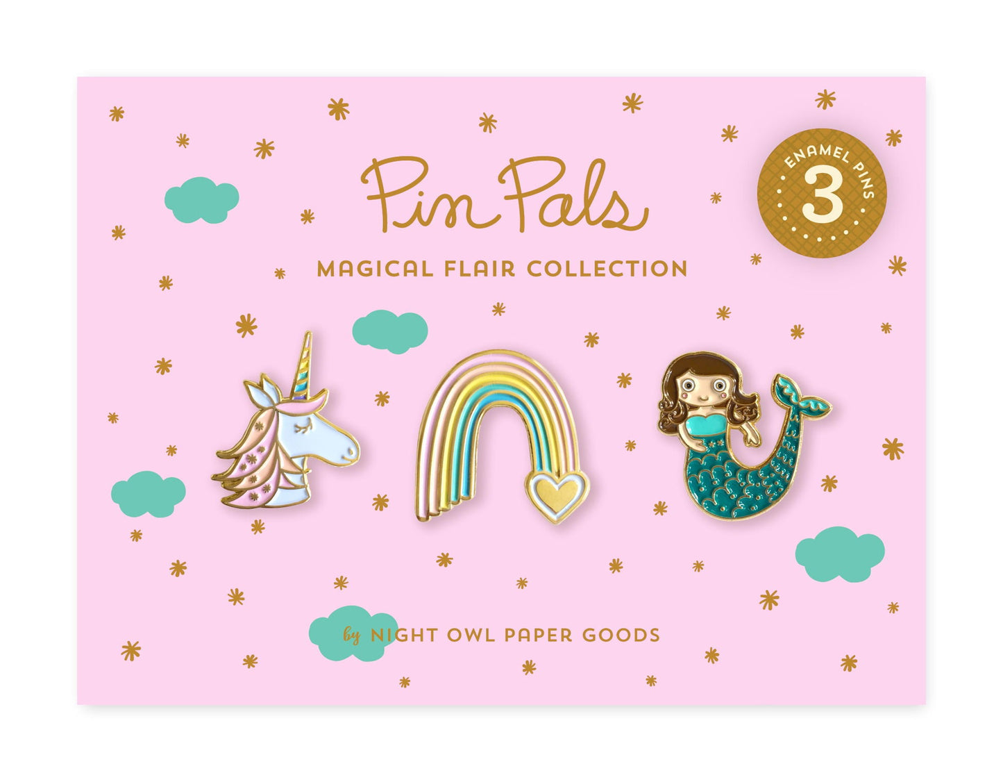 Magical Flair Collection Enamel Pin Gift Set
