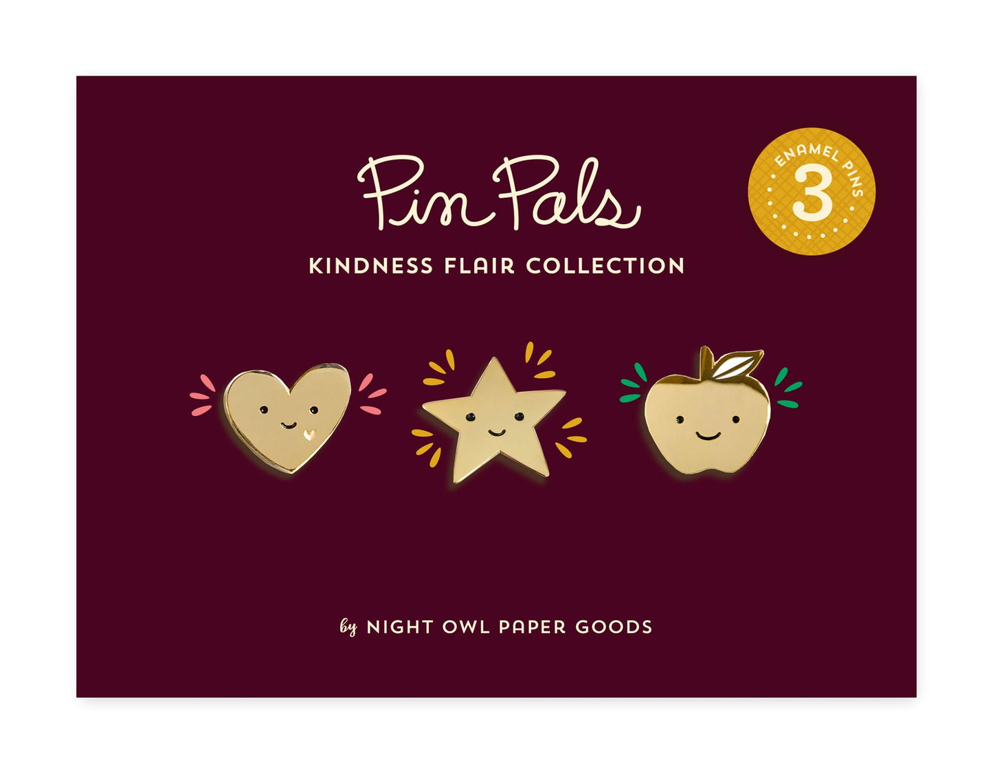 Kindness Flair Collection Enamel Pin Gift Set
