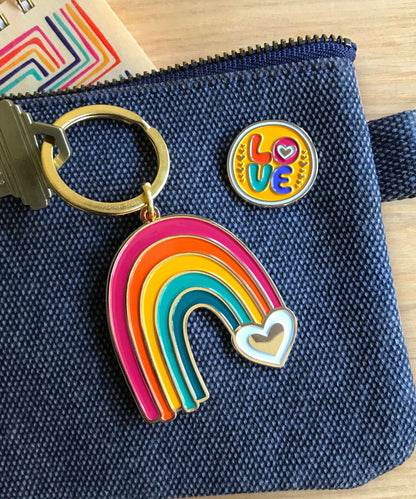 Good Juju Keychain + Pin Gift Set