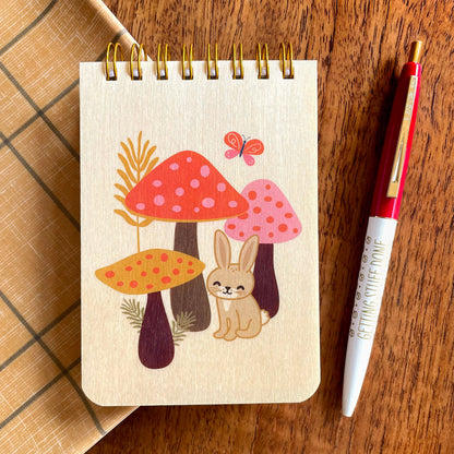 Rabbit Wood Mini Notepad