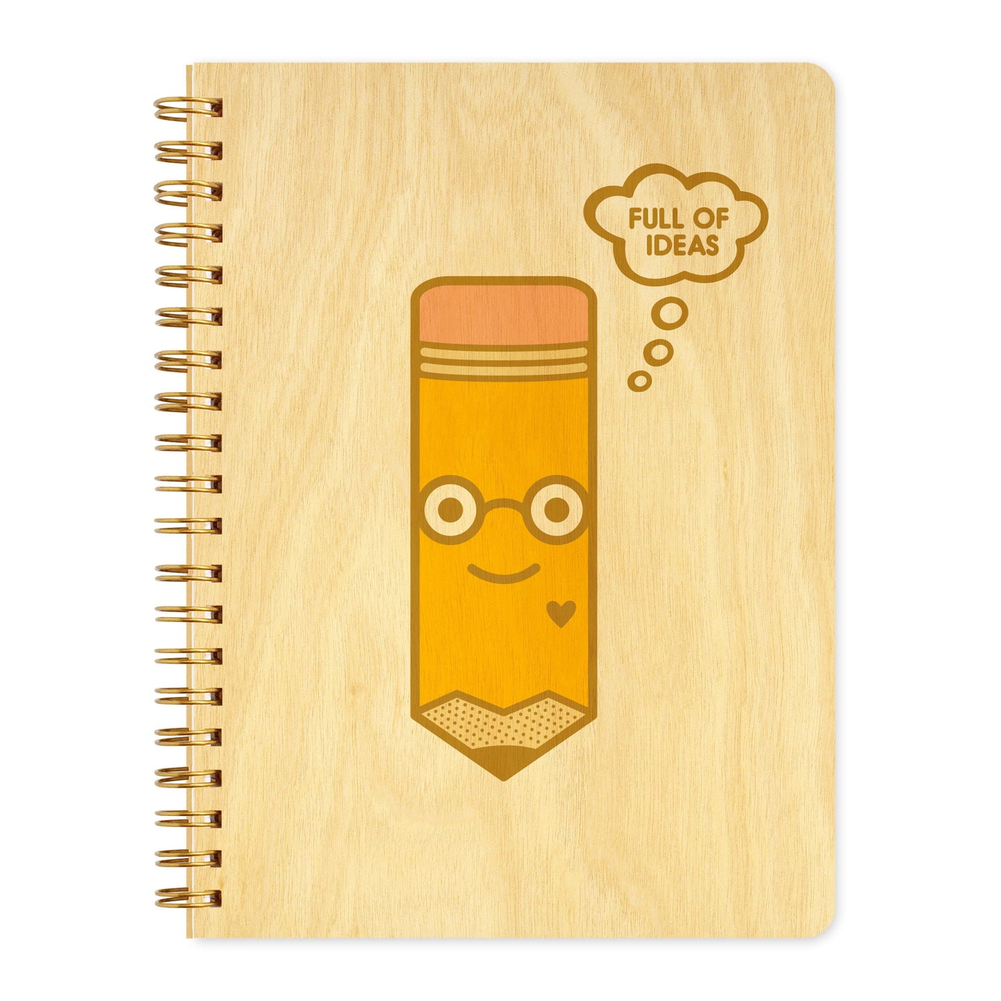 Full of Ideas Wood Journal