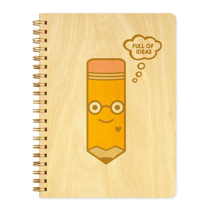 Full of Ideas Wood Journal
