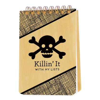Do or Die Wood Mini Notepad + Pen Gift Set