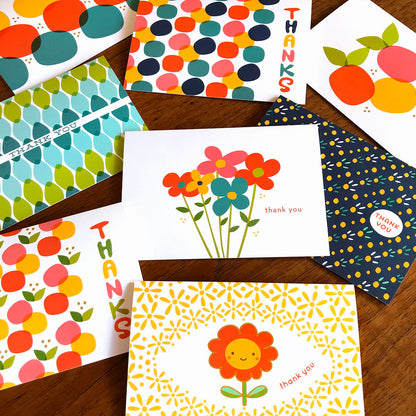 Sunny Blossoms Thank You Card