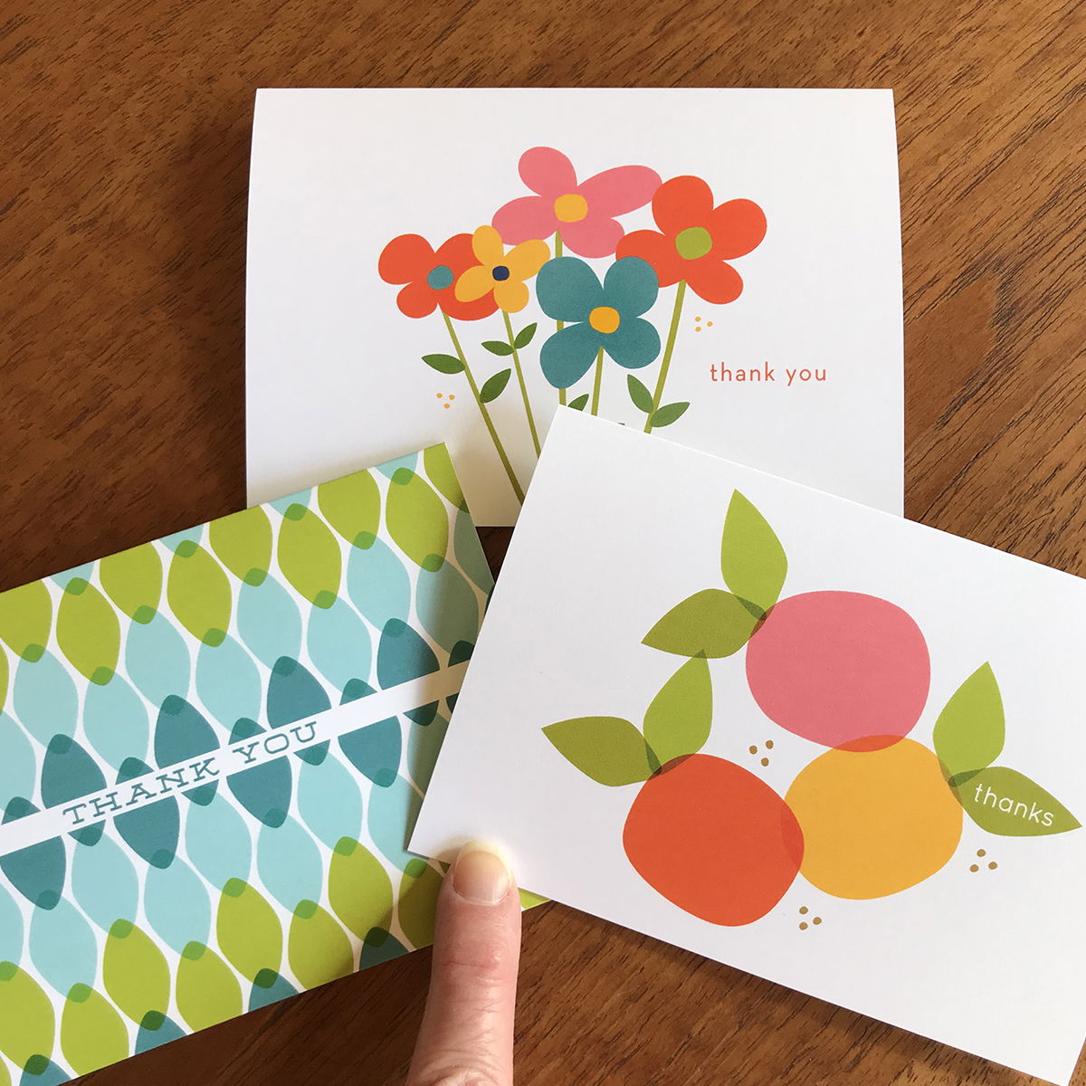 Mod Fruit Thank You Card
