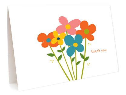 Fresh Flowers Thank You Card