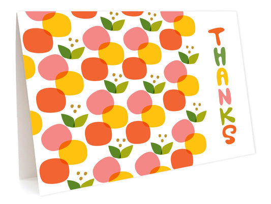 Summer Citrus Thank You Card