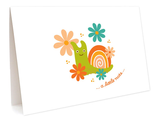 Snail Note Card