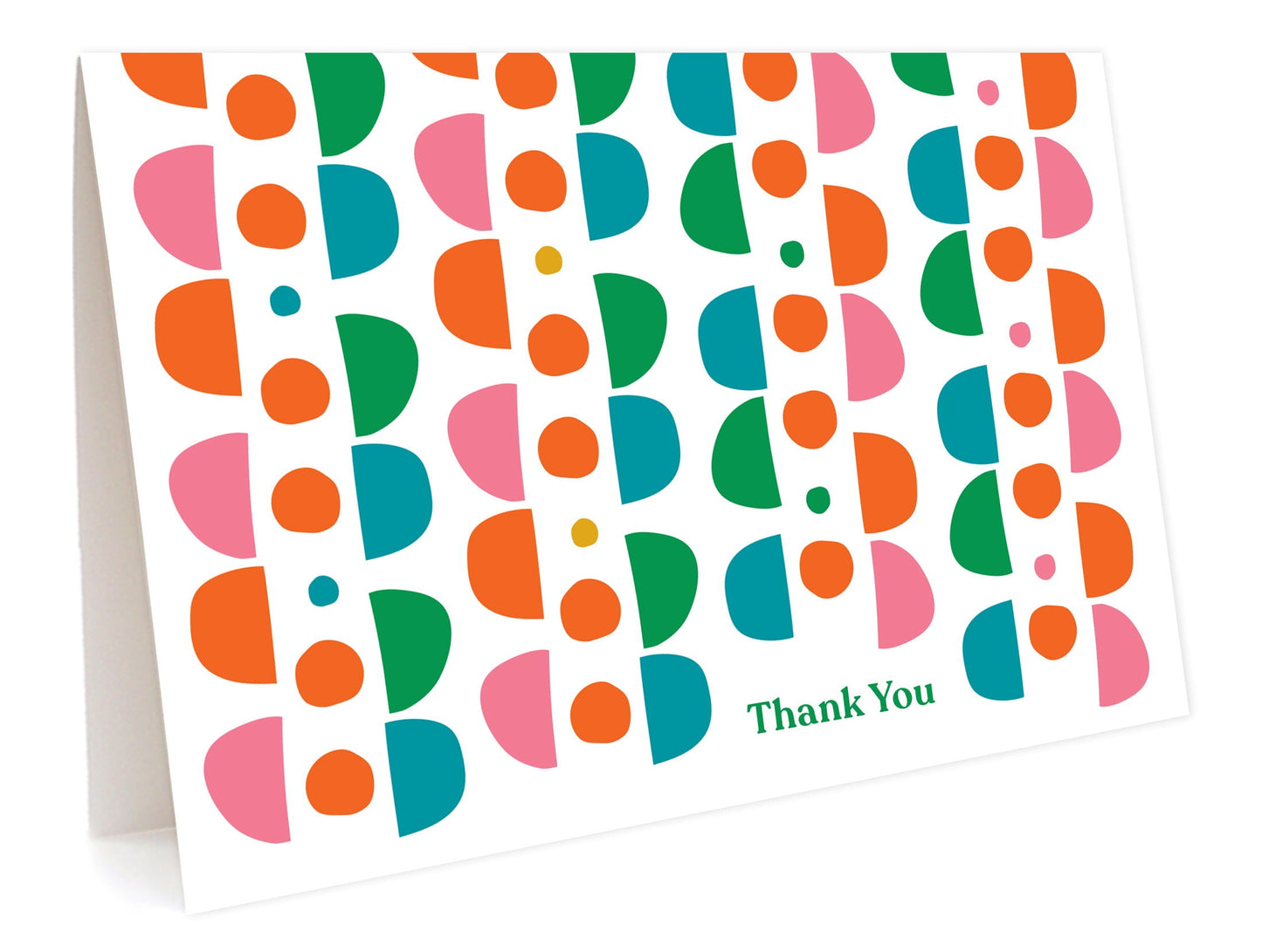 Mod Dots Thank You Card