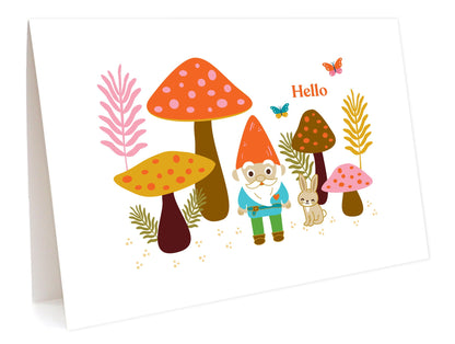 Hello Gnome Note Card