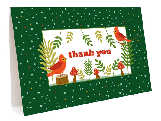 Forest Thank You Card