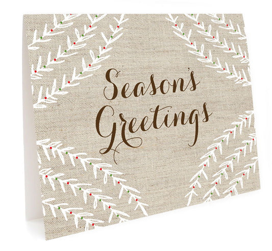 Snowy Swag 'Season's Greetings'