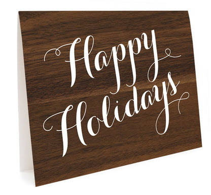 Walnut Holiday 'Happy Holidays'