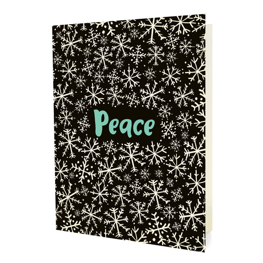 Snowy Peace Holiday Card
