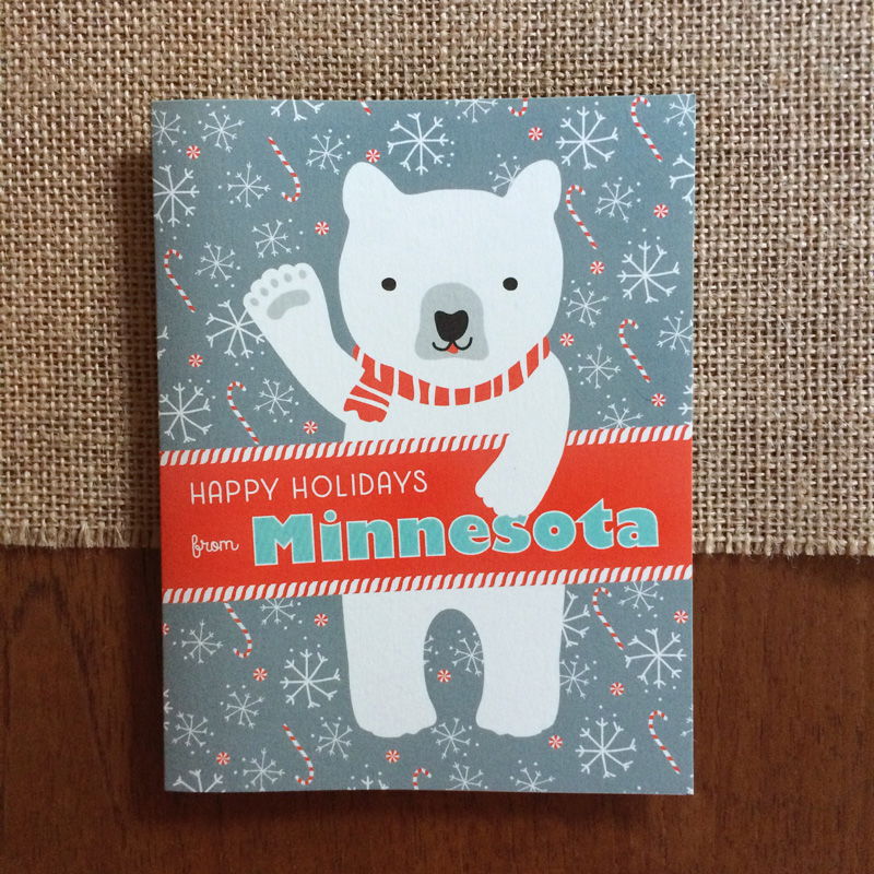 Polar Minnesota Holiday Card
