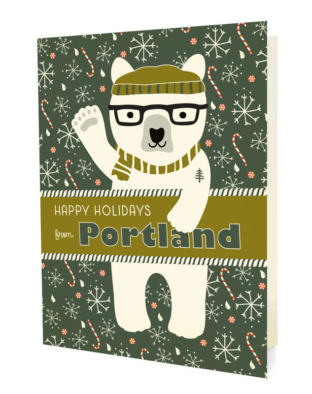 Polar Portland Holiday Card