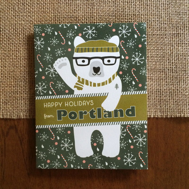 Polar Portland Holiday Card