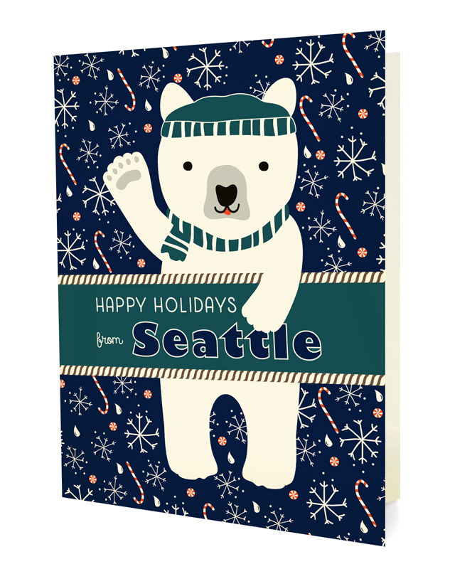 Polar Seattle Holiday Card