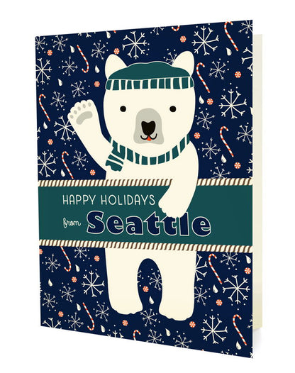 Polar Seattle Holiday Card