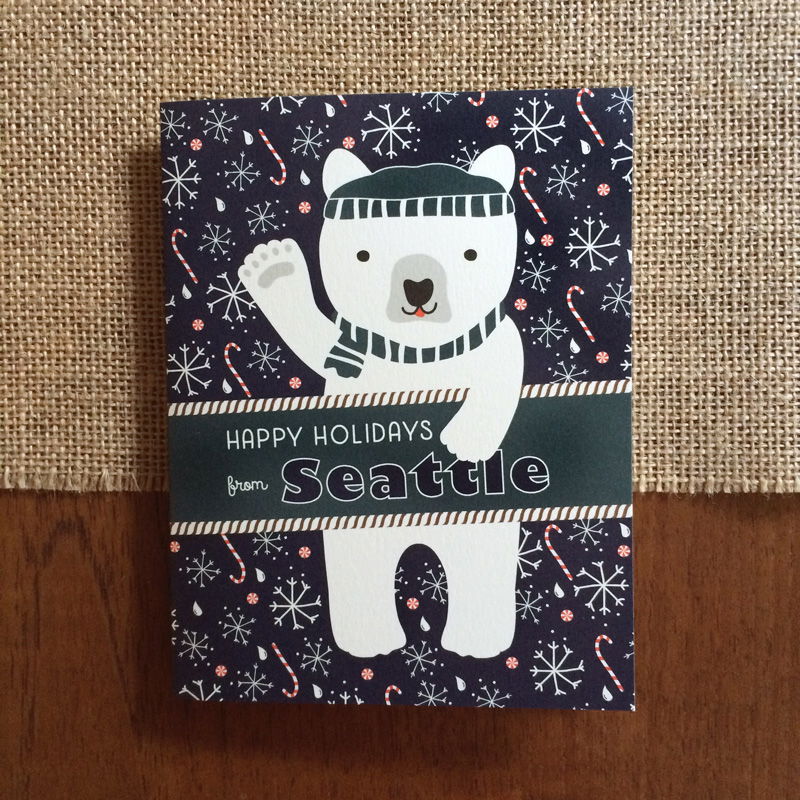 Polar Seattle Holiday Card