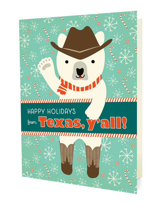 Polar Texas Holiday Card