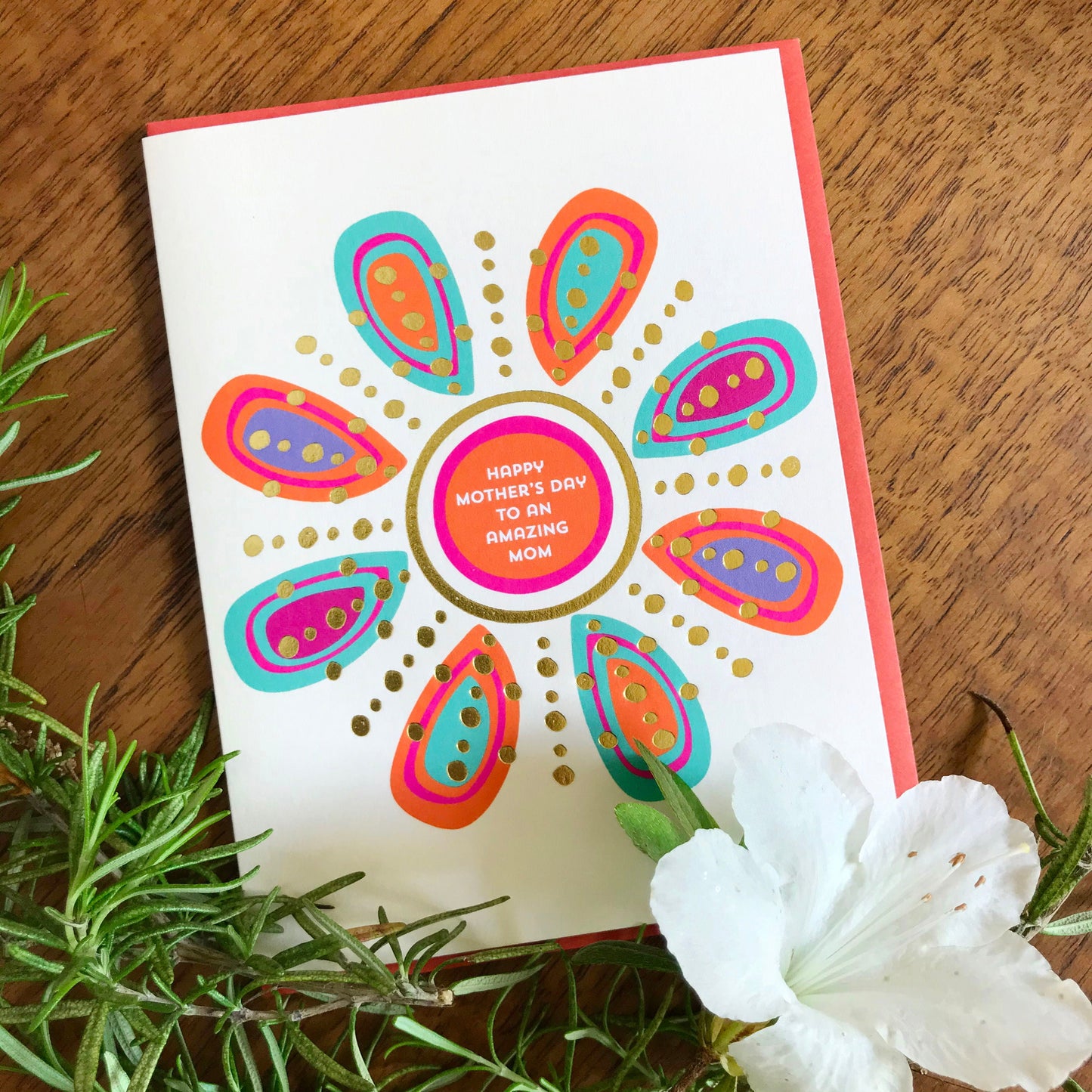 Amazing Mom Foil-Stamped Mother's Day Card